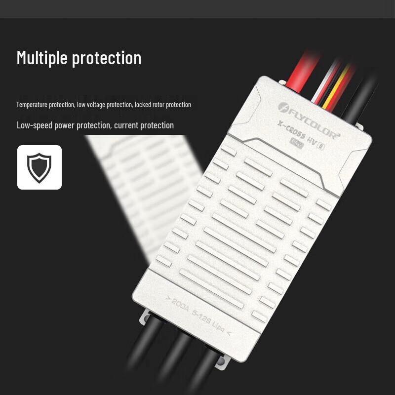 FLYCOLOR HV3 PRO Высоковольтный бесколлекторный регулятор оборотов 12S в металлическом корпусе