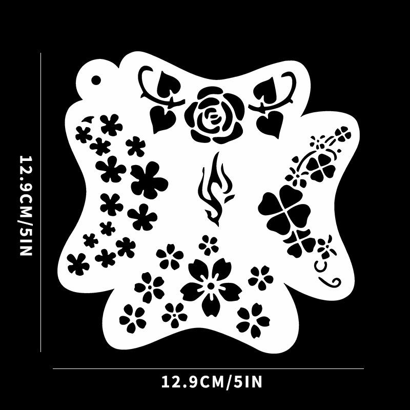 Кружевной трафарет для боди-арта