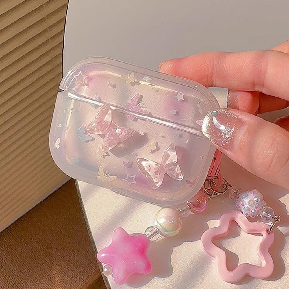 Ins girl three-dimensional butterfly for airpodspro1 protective case generation protective case AirPods 1 earphone case
