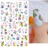 Lotus Chinese Nail Stickers Bamboo Nail Stickers Nail Art Decorations Flowers Nail Decals
