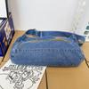 Denim Bag Female Patchwork Crossbody Bag Large Capacity Shoulder Bag