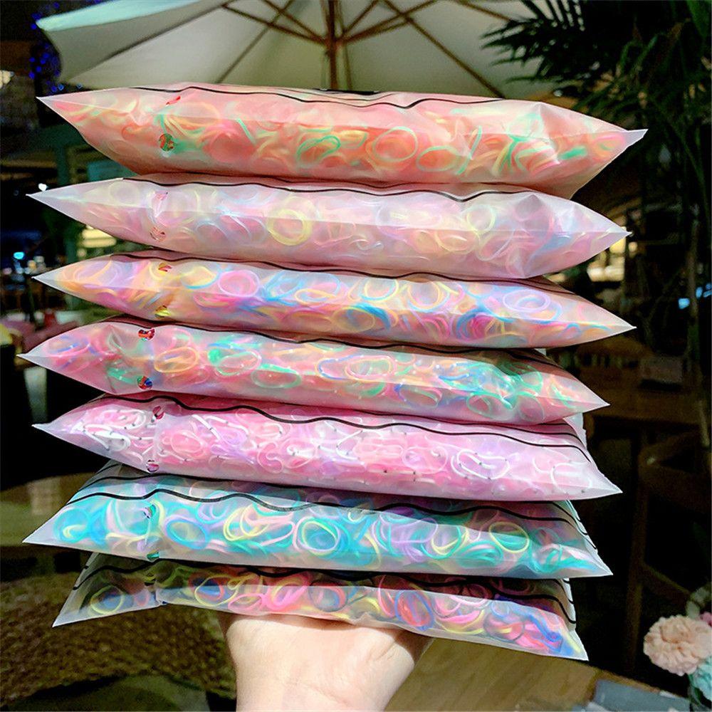 Holder Children Hair Tie Ropes Disposable Girls Scrunchie Elastic Hair Bands Rubber Hair Bands