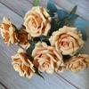 Accessories 9 Heads Wedding Camellia Rose Fake Floral Artificial Flower Holding Bouquets