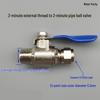 4-Way to 2-Way Tee Connector Water Purifier Valve with Switch, One-Piece Copper Alloy Ball Valve.