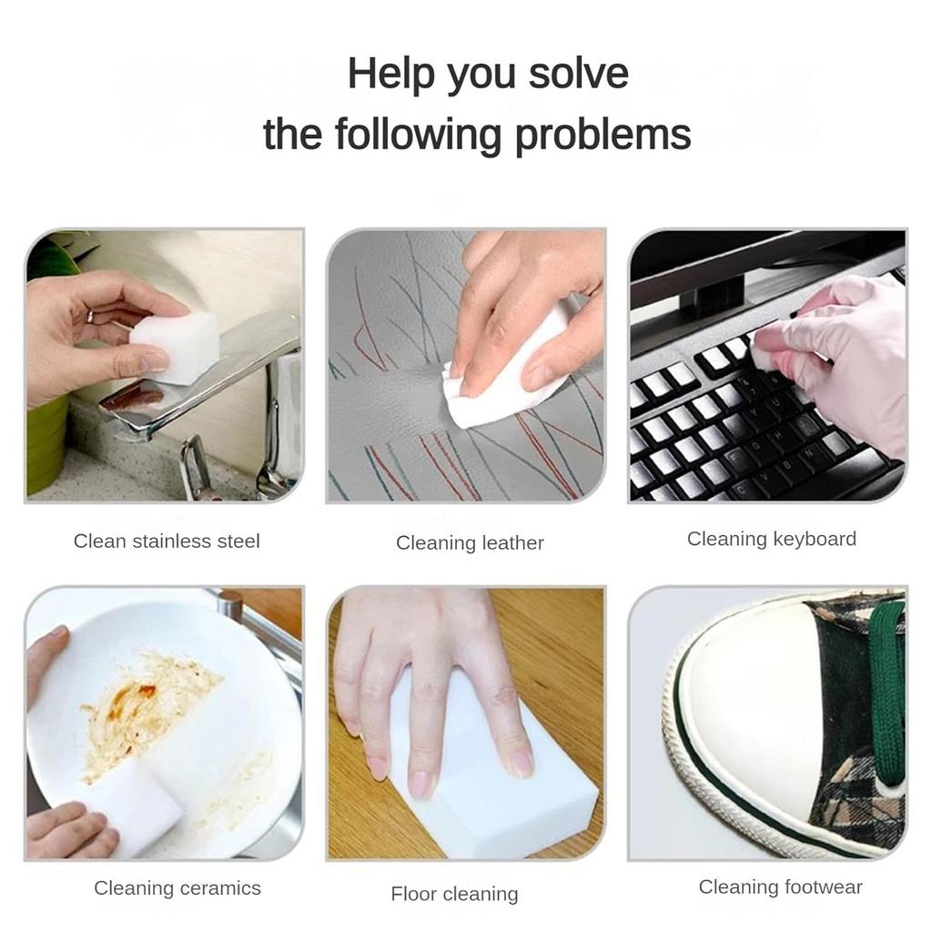 50/5 шт. меламиновая губка волшебная бытовая посуда горшок для мытья посуды щетки губки для офиса кухня ванная комната чистящие средства