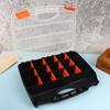 Tool Box Organizers And Storage Plastic Container Compartment Adjustable Detachable Chest Case For Tool Hardware Fastaner Screw