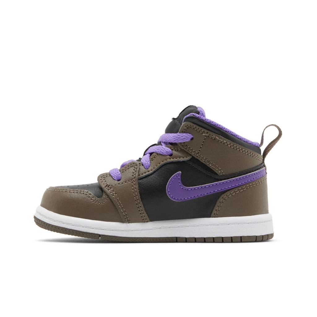 Air Jordan 1 Mid Toddler 'Palomino' (Unisex) Palomino / Wild Berry / White Toddler Shoes DQ8425 215