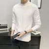 Осенне-зимний высококачественный мужской свитер, мужской пуловер с полувысоким воротником, мягкий и теплый вязаный свитер