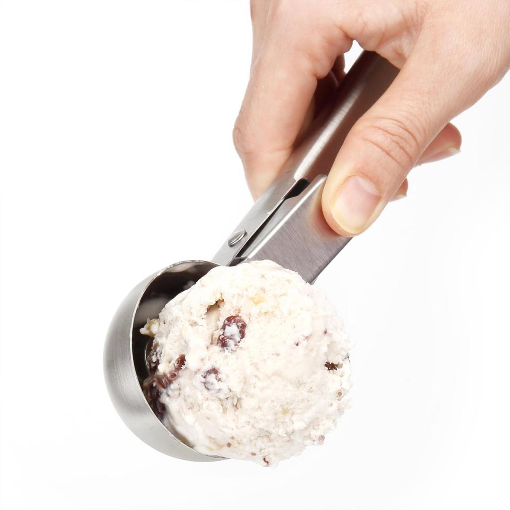 Steel Ice & Sorbet Scoop with Lever, Kitchen DUKA