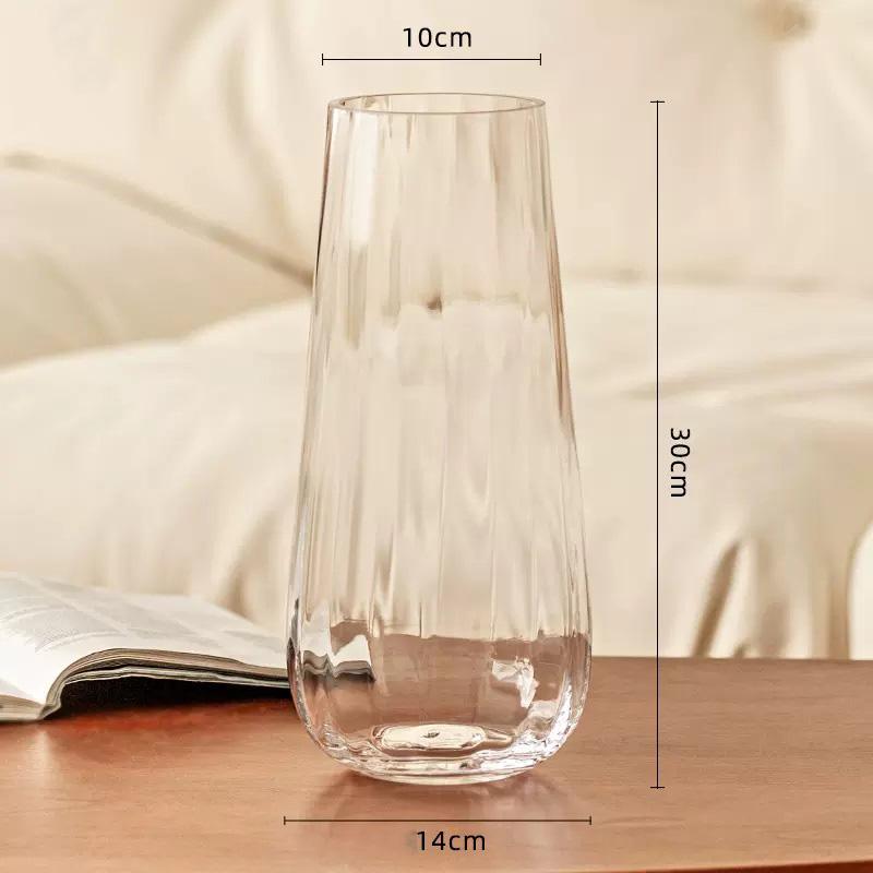 Ваза Стеклянная ваза Украшение дома Украшения Цветочная композиция Ваза для цветов