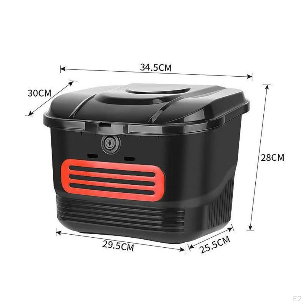 Сумка-корзина для велосипеда, багажник для велосипедов, водонепроницаемый органайзер для хранения с замком и ключами для