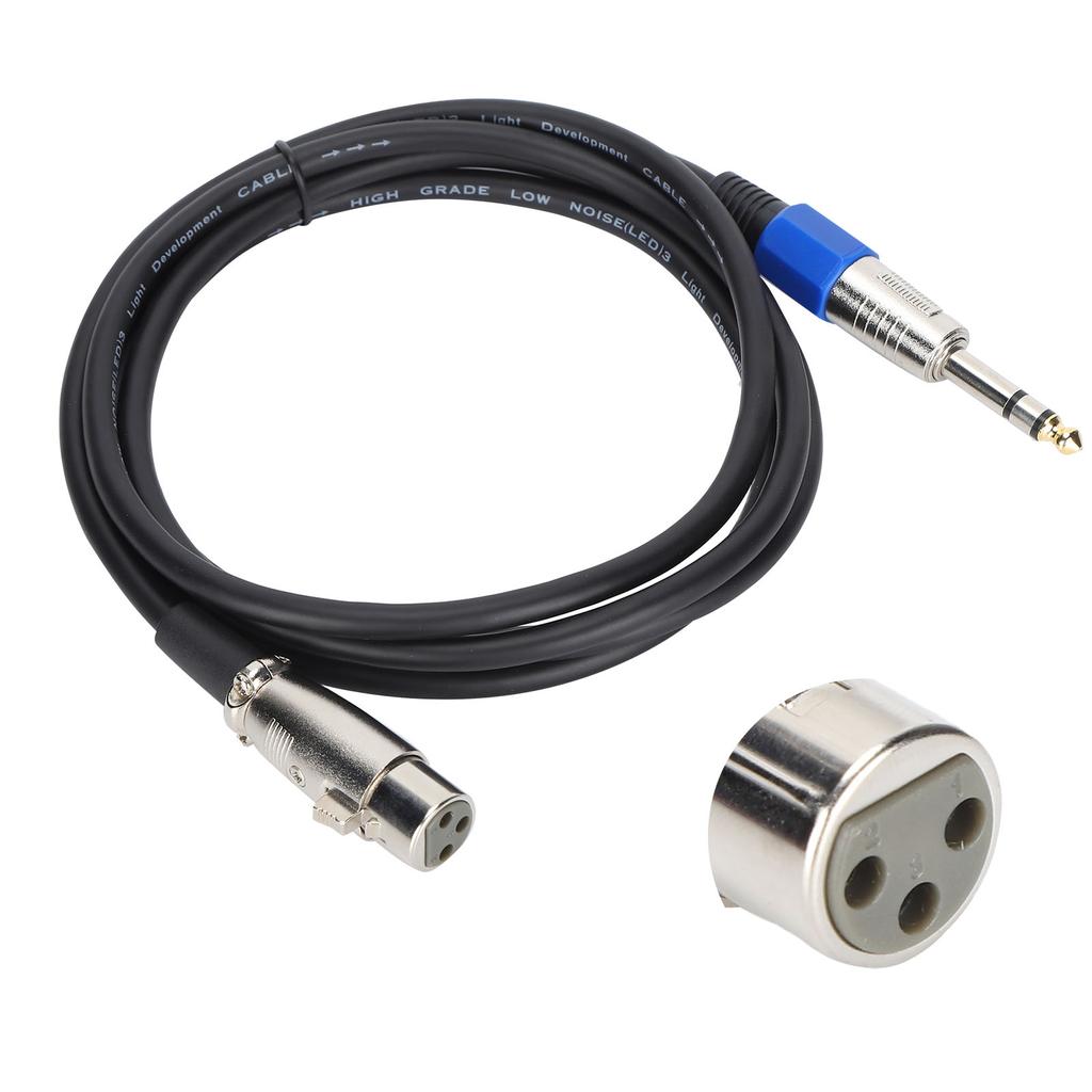 JORINDO JD6015 XLR Female to 6.35mm Jack Balanced Signal Cable XLR to 1 4 Inch Microphone Cable 2 M