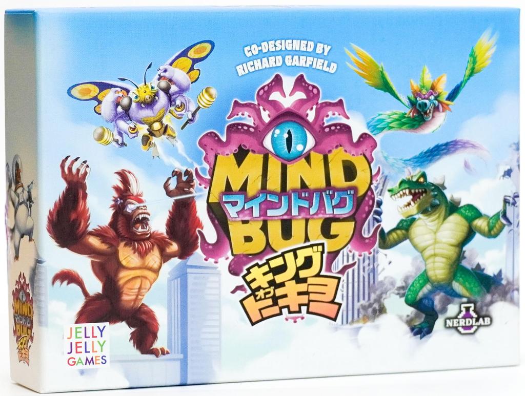 JELLY JELLY GAMES Mindbug x King of Tokyo Карточная игра, 2-4 игрока, японская версия, стратегическая игра, совместно разработанная Ричардом Гарфилдом, для детей от 6 лет, sta