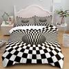 Комплект постельного белья Space Tunnel 3D King Queen Double Full Twin Single Size Duvet Cover Pillow Case Friends Bed Set