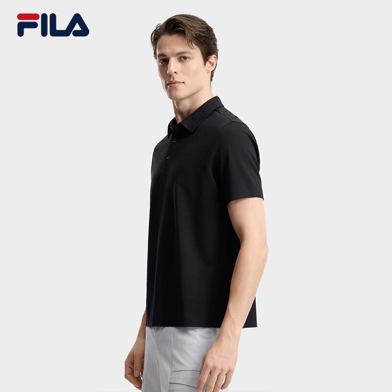 Fila Мужская вязаная футболка-поло с коротким рукавом