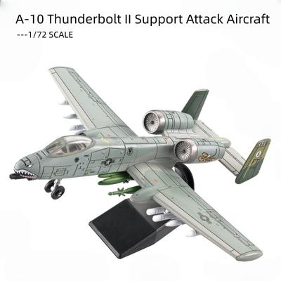 1:72 Креативных Строительных Блока Военной Серии США Новый A-10 Thunderbolt II Самолет Поддержки Атаки Модель Игрушки Для Мальчиков Рождественские Подарки