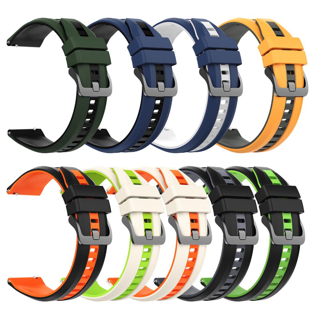 22mm Silicone Strap For Xiaomi Watch 2 Pro/color 2 Bracelet For MI Watch S4 Sport S3 S2 S1 Pro Active Band Adjustable Wriststrap
