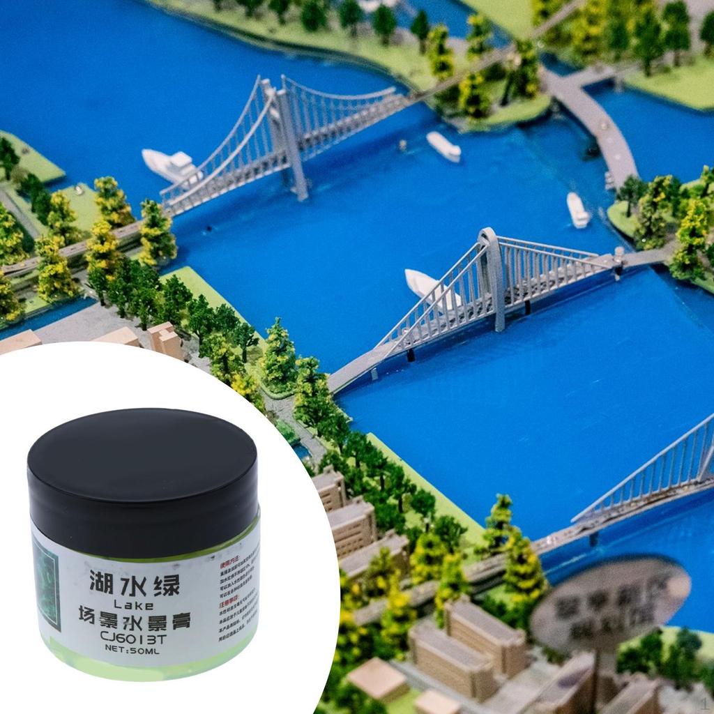 Моделирующая паста для диорам DIY Пейзаж Декорации Портативный Прочный Поделки Легкий Симуляция Воды