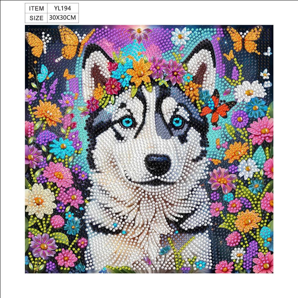 30 * 30 Special-shaped Diamond Painting Full of Diamonds Handmade Sticker Material Package, Diamond Sticker DIY Decorative Painting