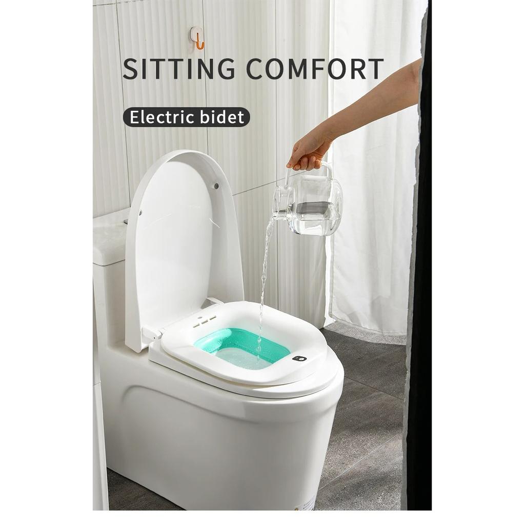 Электрический складной унитаз-биде, послеродовое женское сиденье для унитаза, самоочищающийся ирригатор для бедер, ванна для замачивания, лечение геморроя