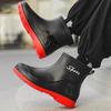 New Men's Fashion Outdoor Non-Slip Wear-resistant Rain Boots Fishing Boots Kitchen Work Shoes Unisex Comfortable Work Shoes