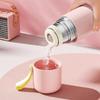 Creative Gradient Design Thermos Cup Leak-Proof High Appearance Insulated Cup Stainless Steel Double Lid Cup Daily Use