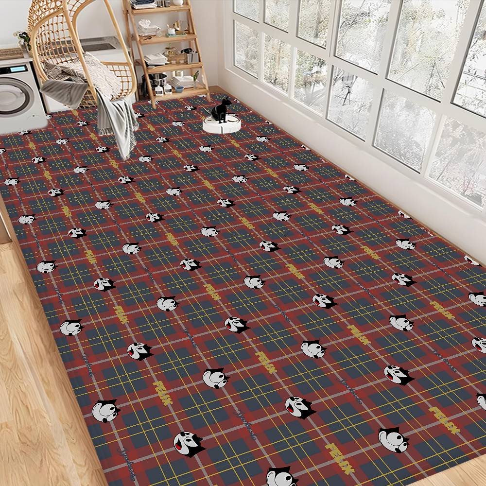 F-Felix Cartoon The C-Cat Floor Mat Anti-slip Absorb Water Long Strip Cushion Bedroon Mat Alfombra