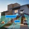 V380 Уличная 4G камера на солнечных батареях с ночным видением и водонепроницаемым трехэкранным дисплеем