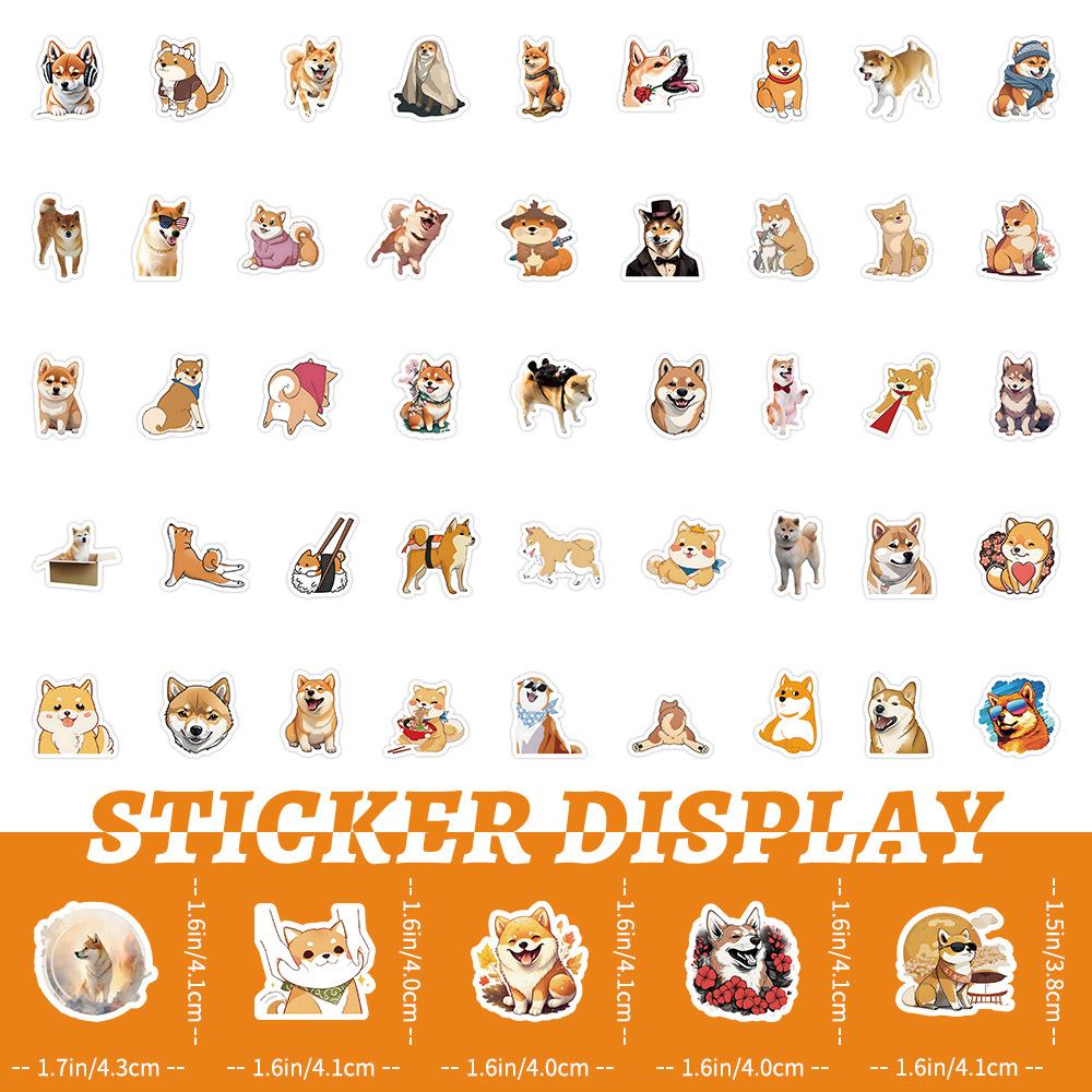 100 шт./компл. Сиба-ину мини-наклейки для домашних животных и собак DIY модные наклейки наклейки
