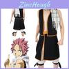 Премиальный набор костюма для косплея Fairy Tail Нацу Драгнила со стильным шарфом и юбкой
