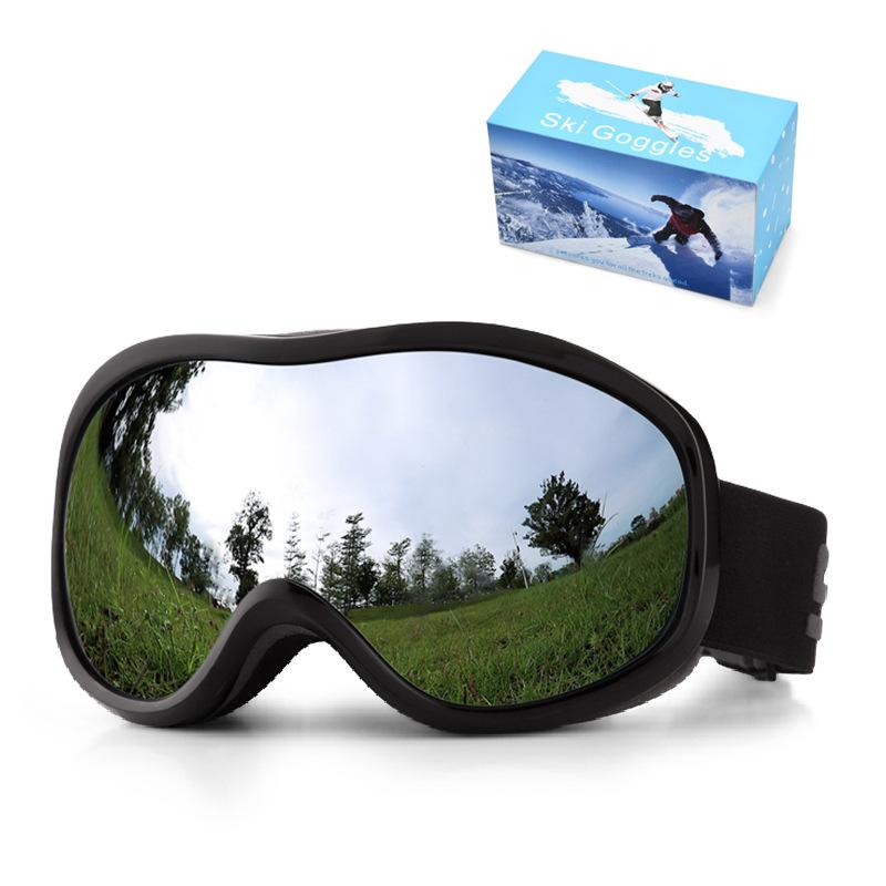 Spherical Ski Goggles Ski Goggles Double-layer Anti-fog Men's and Women's Outdoor Ski Glasses