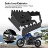 Pedal Rear Brake Lever Expansion Pedal, Aluminum Alloy Brake Lever Expansion Plate Extension Pad Extender for F800GS F700GS F700GS Guard