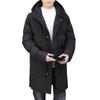 Mid Length Cotton Jacket Men's Hooded Cotton Jacket Winter New Down Cotton Jacket Long Cotton Jacket Winter Coat Men's