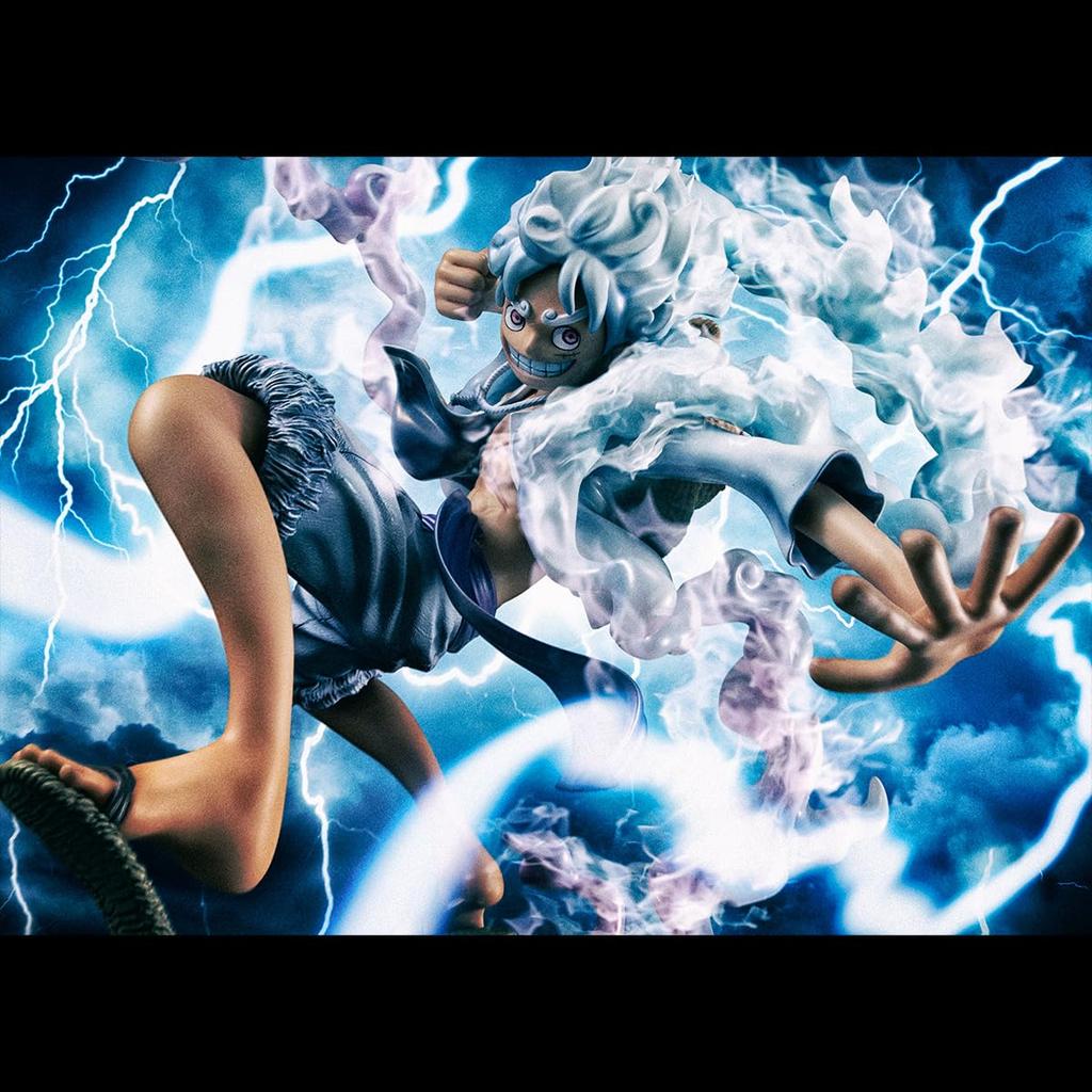 Megahouse One Piece Gear Five Monkey Luffy Pirate Portrait Collector Figure - - WA-Maximum - D.