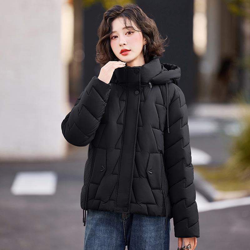 Пуховик женский зимний новый корейская версия свободный стеганый жакет утолщенный модный короткий хлопковый жакет