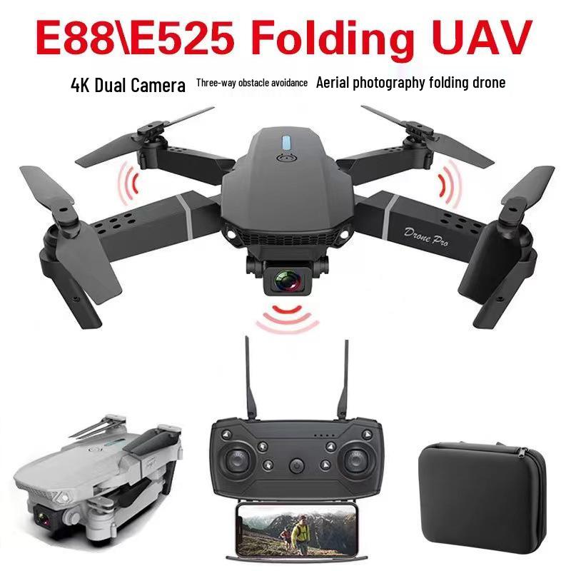 Квадрокоптер E88PRO 4K с двумя камерами, системой предотвращения столкновений, поддержанием высоты и складным пультом дистанционного управления