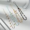 2025 New Fashion Cute Acrylic Beaded Mobile Phone Chain Star Pendant Telephone Strap Lanyard Cellphone Hanging Rope for Women