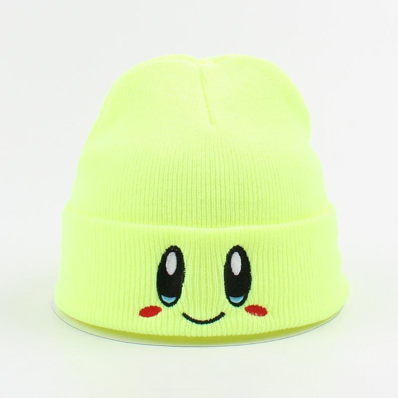 Стильная женская шапка с вышитыми глазами, уютная и универсальная вязаная шапочка-бини