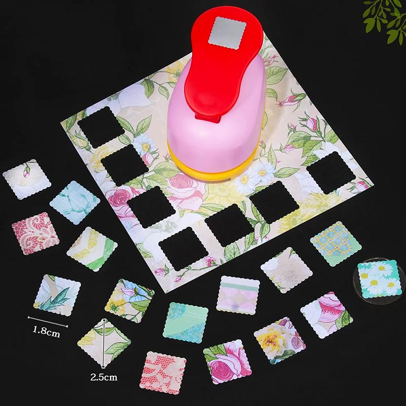 Штамп Бордюр Штамп Форма Фигурный Дырокол Машина для Тиснения Круглый / Квадратный Дырокол Зубчатый Дырокол Эмбоссер Инструмент для DIY