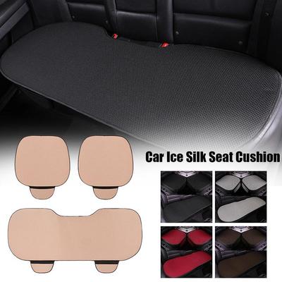 3 шт. Автомобильная шелковая подушка Ice Silk, всесезонные дышащие и противоскользящие чехлы для автомобильных сидений из хлопка, товары для интерьера, аксессуары Para Auto