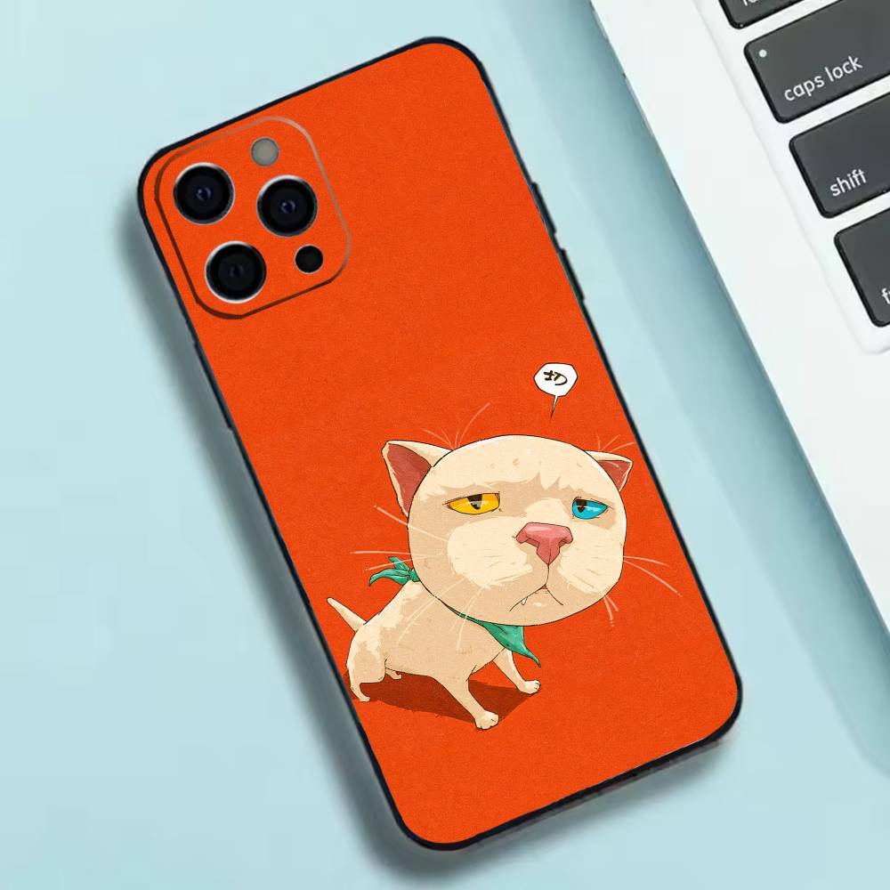 Милые узоры с парой кошек Чехол для телефона Силиконовый Мягкий Для IPhone 17 16 15 14 13 12 11 X XR Plus Pro Max Plus