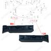 Front Bumper Lower Guard Plate Deflector For Tesla Model X Wheel 1054803-00-D 1054804-00-D Fairing Asm 2015-2021 Auto Parts 1pc