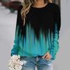 2025 Autumn and Winter New Fashion Round Neck Long Sleeve Printed Elegant Casual Loose Hoodie