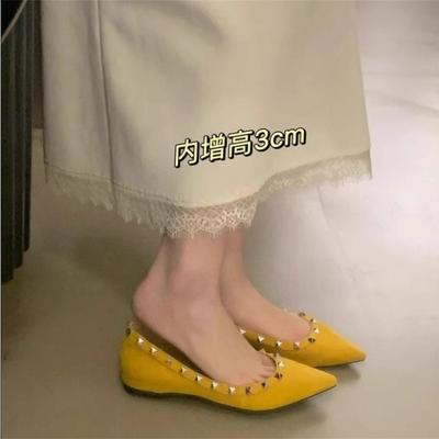 2025Низкий каблук Женские резиновые шлепанцы Рим ПУ Флок Копыто Низкий каблук Женские Рим Флок ПУ Резиновые шлепанцы