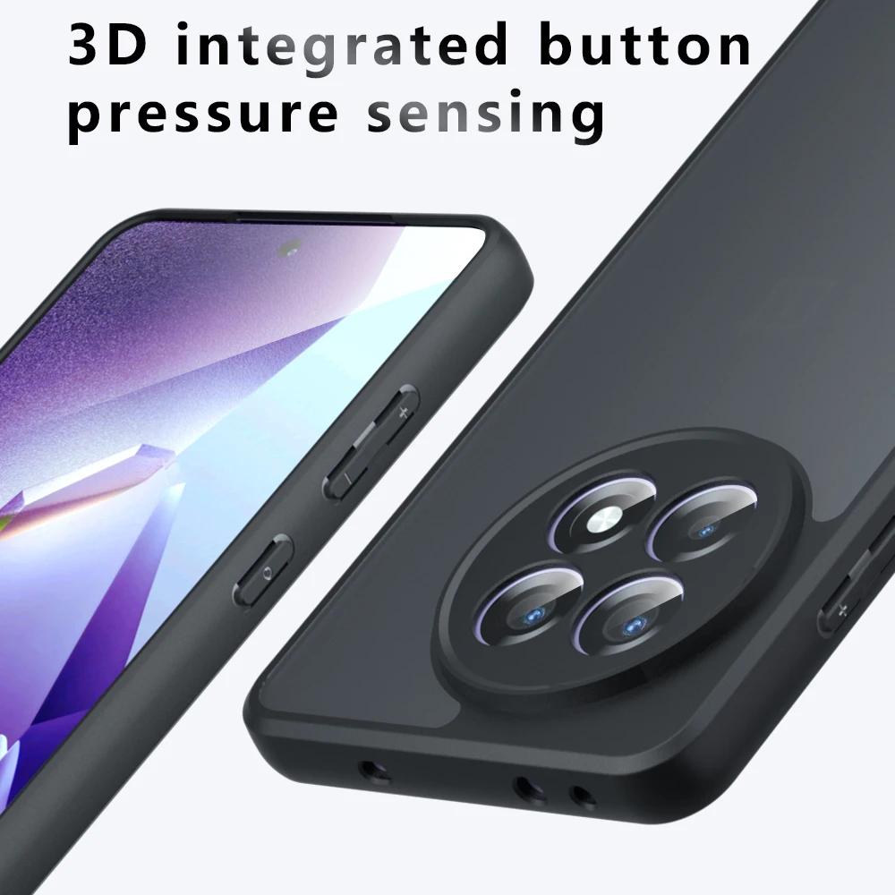 Матовый противоударный чехол Ace5 для Oneplus ACE 5Pro 3 3V 3 Pro 2V 13R 13 12R 12 Nord 4 CE3 Жесткий бампер Мягкая прозрачная задняя крышка