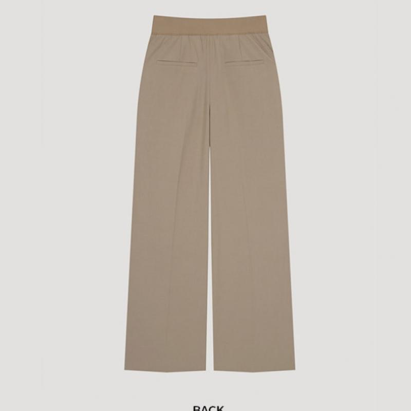 She S miSS Two Tuck Back Banding Straight pantS SwwSlo31020 Db