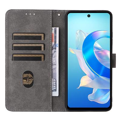 Для itel P55+ P663LN Чехол Кожаный кошелек с блокировкой RFID Чехол для телефона с ремешком на запястье