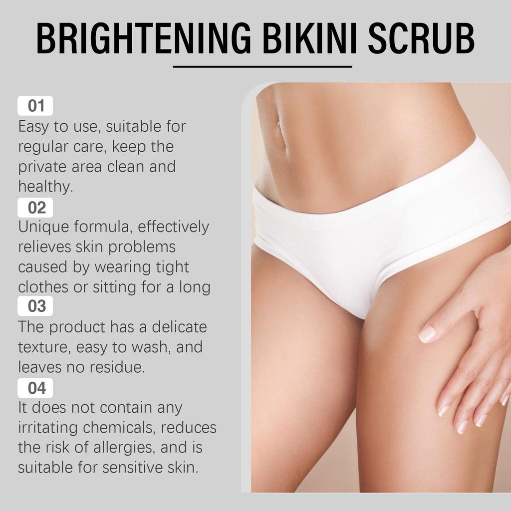 Отбеливающий скраб Private Whitening Scrub эффективно осветляет тон кожи интимных частей тела и восстанавливает здоровье кожи при постоянном использовании