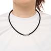 Colantotte Crest R EX Necklace Silver Medium Size with Adjustable Length and Lightweight Design