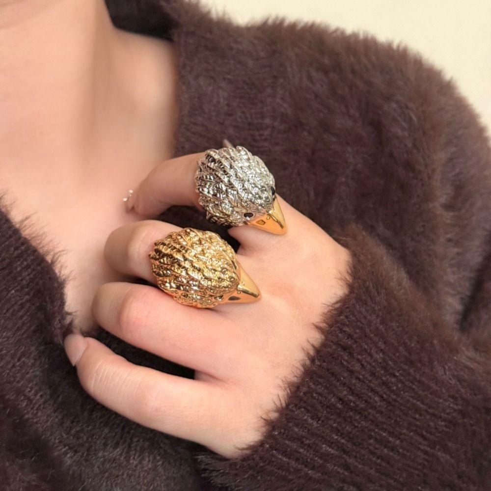 Geometric Eagle Shape Ring Cool Chunky Ring Creative Exaggerated Ring  Gift